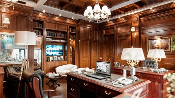 Conception et rendu d'un bureau en bois_3