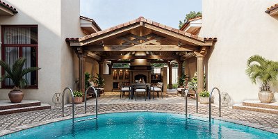 Projet architectural de la maison privée 'Cour Romaine'_18